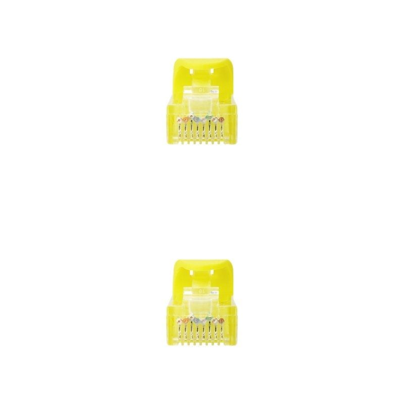 Cabo de Rede RJ45 UTP Nanocable 10.20.1800-l25-y Cat.6a / LSZH / 25cm / Amarelo