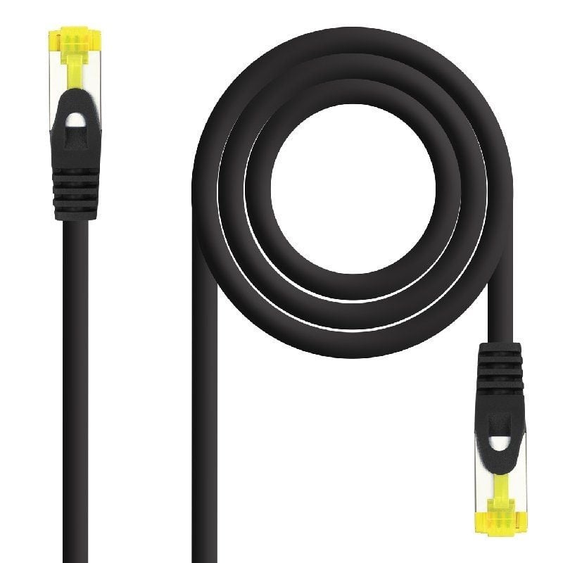 Cabo de Rede RJ45 SFTP Nanocable 10.20.1900-l25-bk Cat.6a / LSZH / 25cm / Preto
