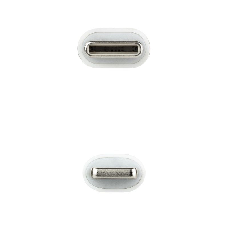 Cabo USB 2.0 Tipo C Lightning Nanocable 10.10.0600 / USB Tipo C Macho - Lightning Macho / 50cm / Br…
