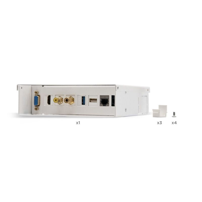 Caixa de Junção Nanocable 10.35.0003 / VGA - HDMI - Jack 3.5 - RCA - USB 3.0 - USB 2.0 - 2x RJ45