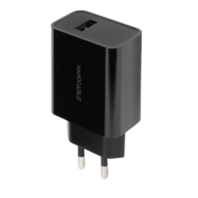 Carregador de Parede Nanocable 10.10.2004 / 1xusb / 10W / Preto