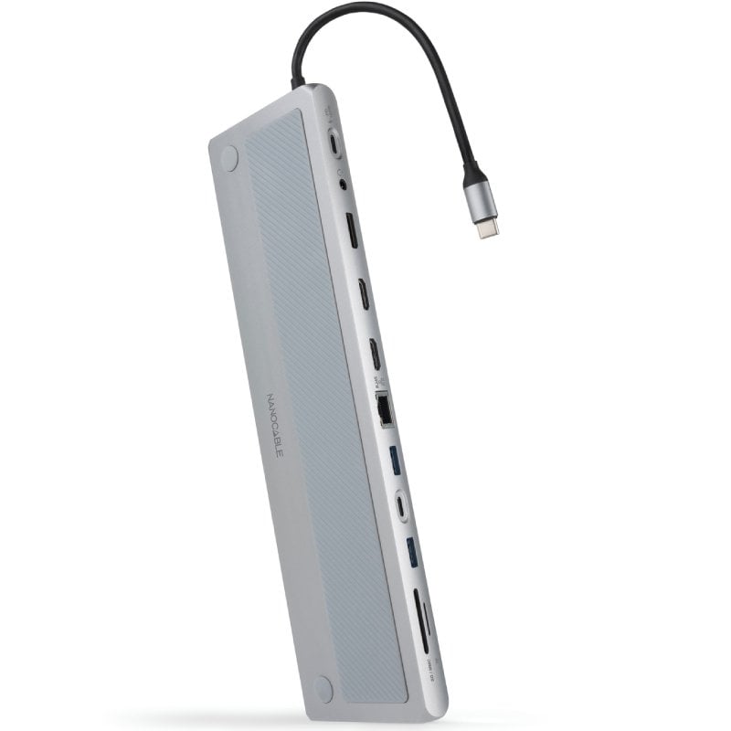 Docking Tipo C Nanocable 10.16.1012 / 3xusb / 1xusb Tipo C / 2xhdmi 4K / 1xdisplayport / 1xrj45 / 1…