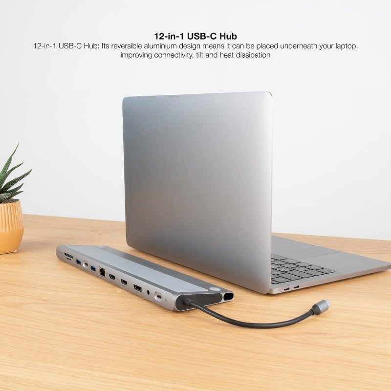 Docking Tipo C Nanocable 10.16.1012 / 3xusb / 1xusb Tipo C / 2xhdmi 4K / 1xdisplayport / 1xrj45 / 1…
