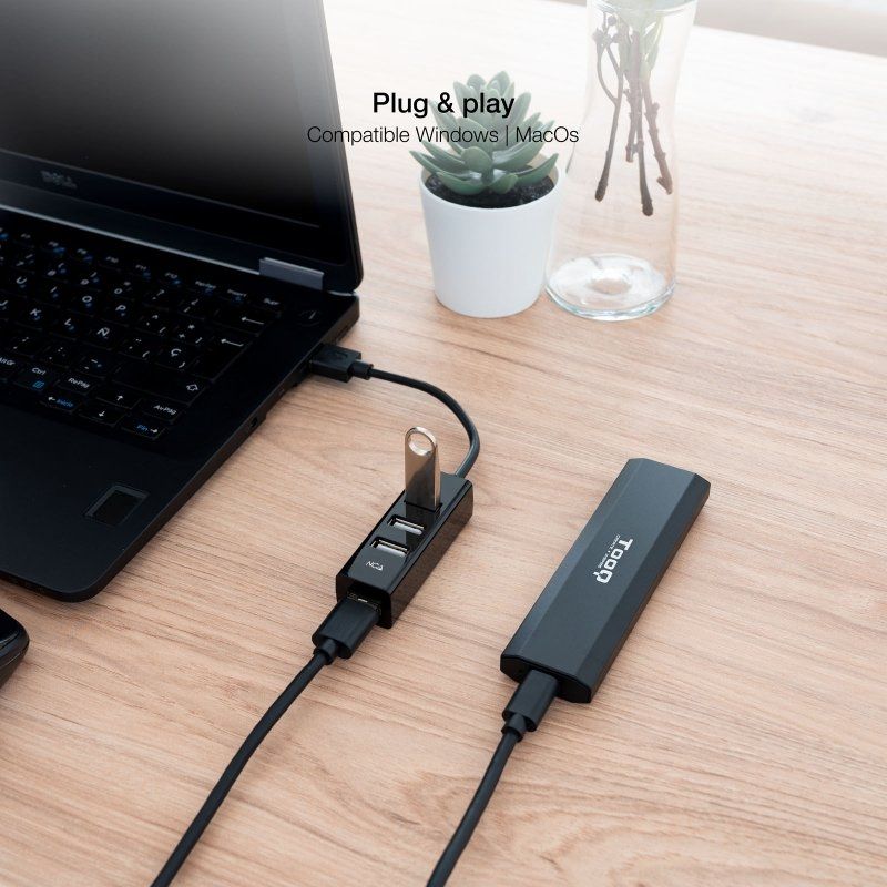 Hub USB 2.0 Nanocable 10.16.4404 / 4xusb