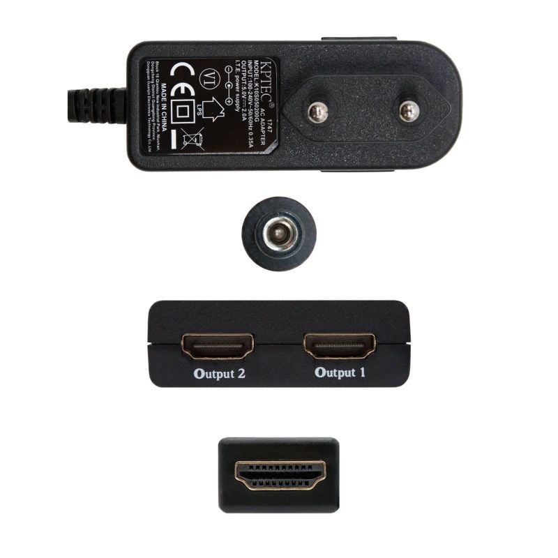 Duplicador HDMI Nanocable 10.25.3502 / HDMI Macho - 2x HDMI Fêmea