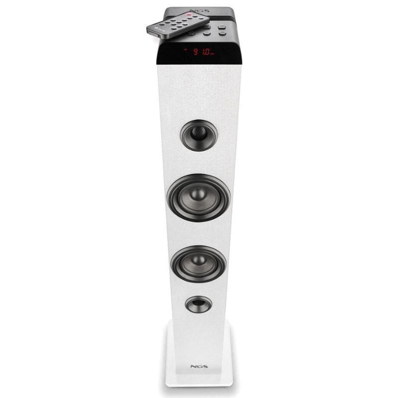 Torre de Som Bluetooth NGS SKY CHARM PRO / 50W / 2.0 / Branco