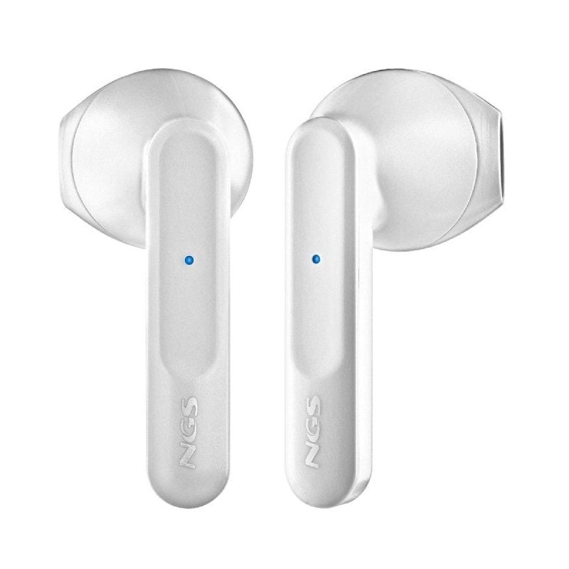 Auscultadores Bluetooth NGS Ártica Move com Estojo de Carregamento / Autonomia 7h / Branco