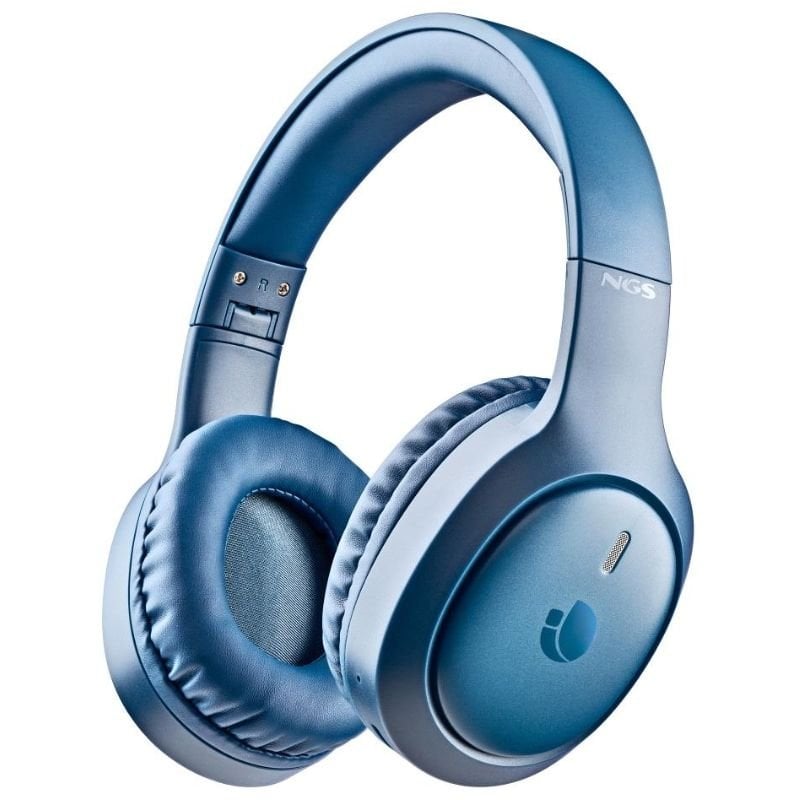 Auscultadores sem Fios NGS Artica Tempest / com Microfone / Bluetooth / Azuis
