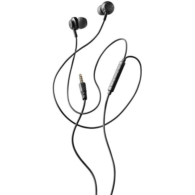 Auscultadores Intra-auriculares NGS Cross Drift / com Microfone / Jack 3.5 / Preto