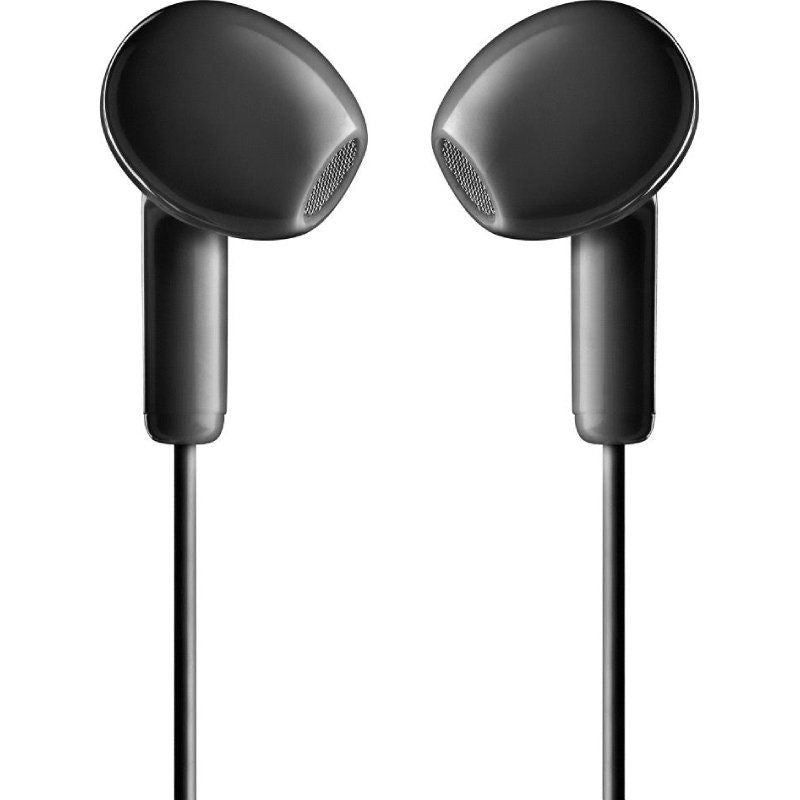 Auscultadores Intra-auriculares NGS Cross Flip / com Microfone / Jack 3.5 / Preto