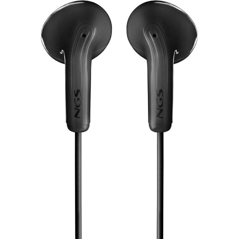 Auscultadores Intra-auriculares NGS Cross Glide / com Microfone / USB Type-c / Preto