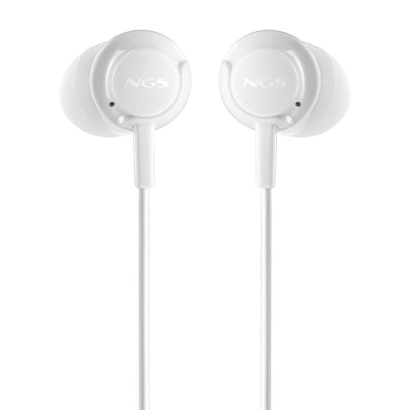 Auscultadores Intra-auriculares NGS Cross Step / com Microfone / USB Type-c / Branco