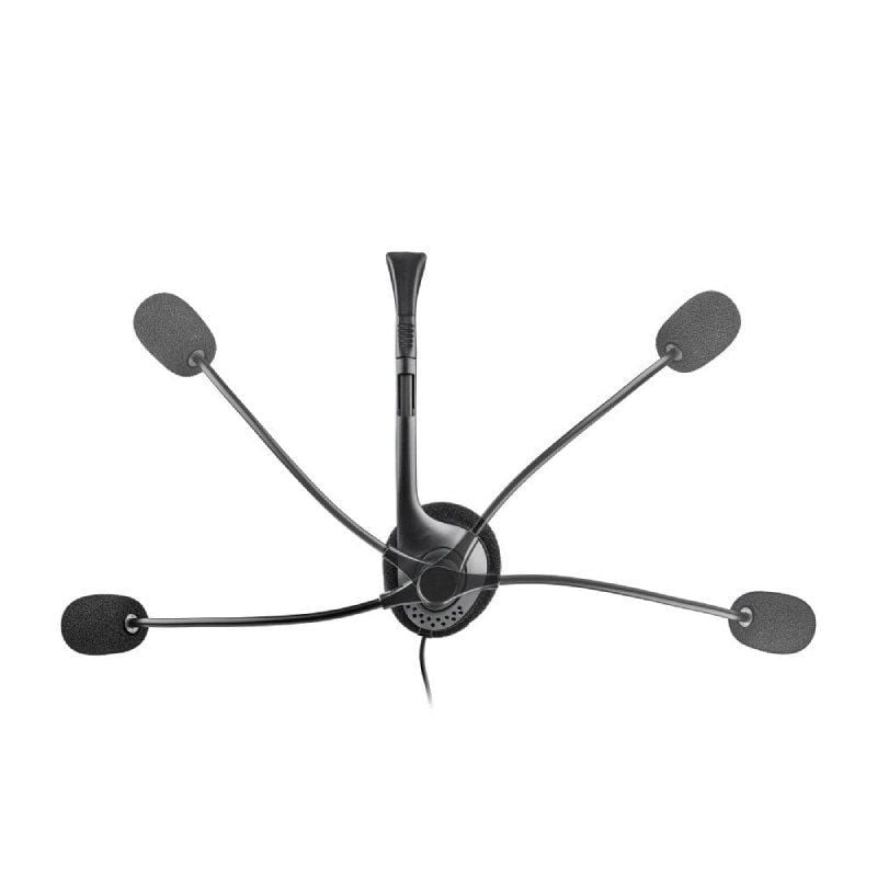 NGS MS103 MAX Auscultadores / com Microfone / Jack 3.5 / Preto