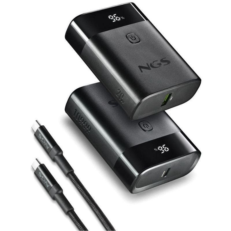 Powerbank 10000mah NGS TWIX10 / 22.5w / Preto