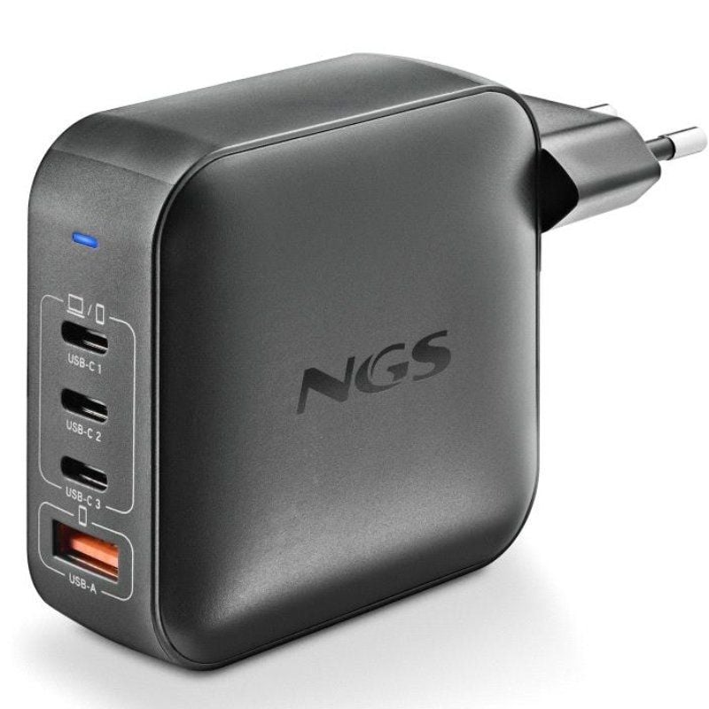 Carregador para Computador Portátil Gan NGS BUD 165W / 165W / Automático / Tensão 5-21v