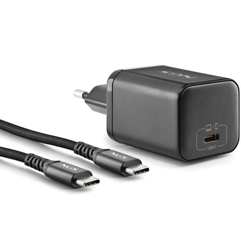 Carregador de Parede Gan NGS Bud 65W / 1xusb Type-c / 65W
