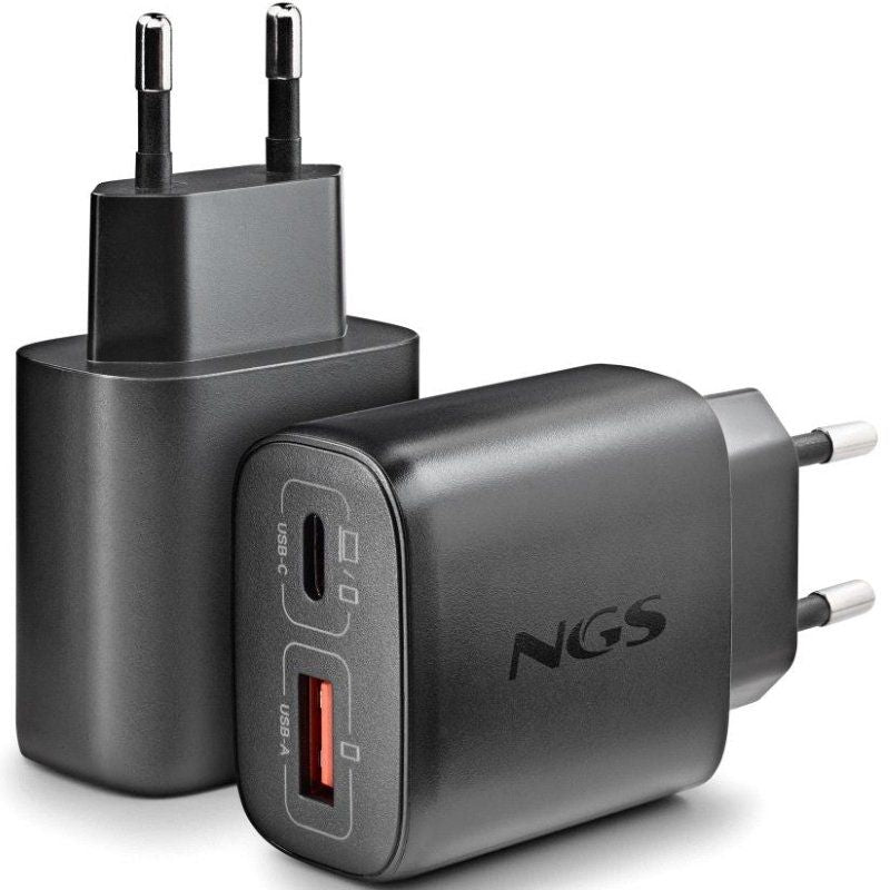 Carregador de Parede NGS Era 45W Gan Gan / 1xusb Type-c / 1xusb / 45W