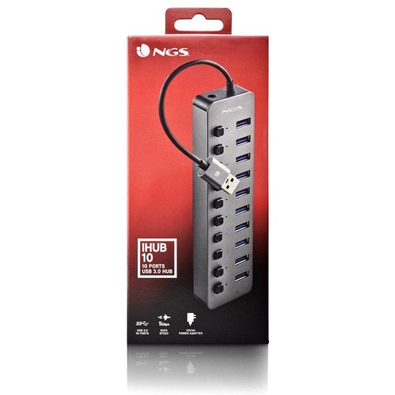 Hub USB NGS IHUB10 / 10xusb 3.0