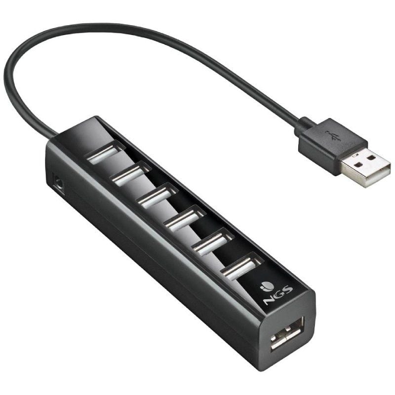 Hub USB 2.0 com Fonte de Alimentação Externa NGS IHUB7 Tiny / 7xusb