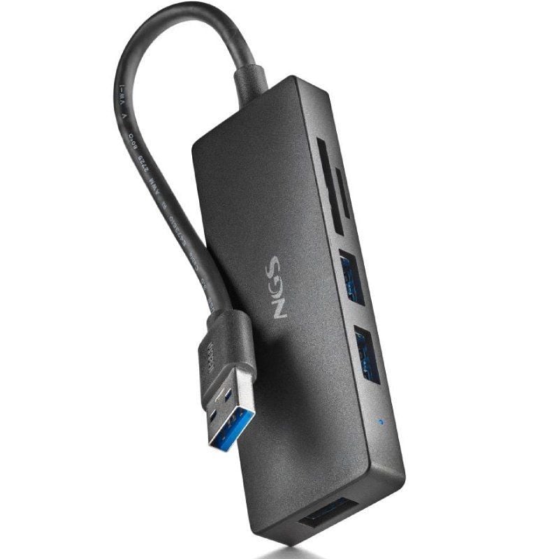 Hub USB NGS IHUB READER / 3xusb 3.0 / 1xleitor de Cartões