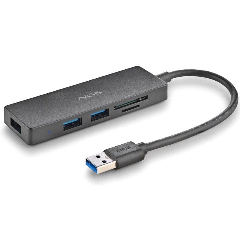 Hub USB NGS IHUB READER / 3xusb 3.0 / 1xleitor de Cartões