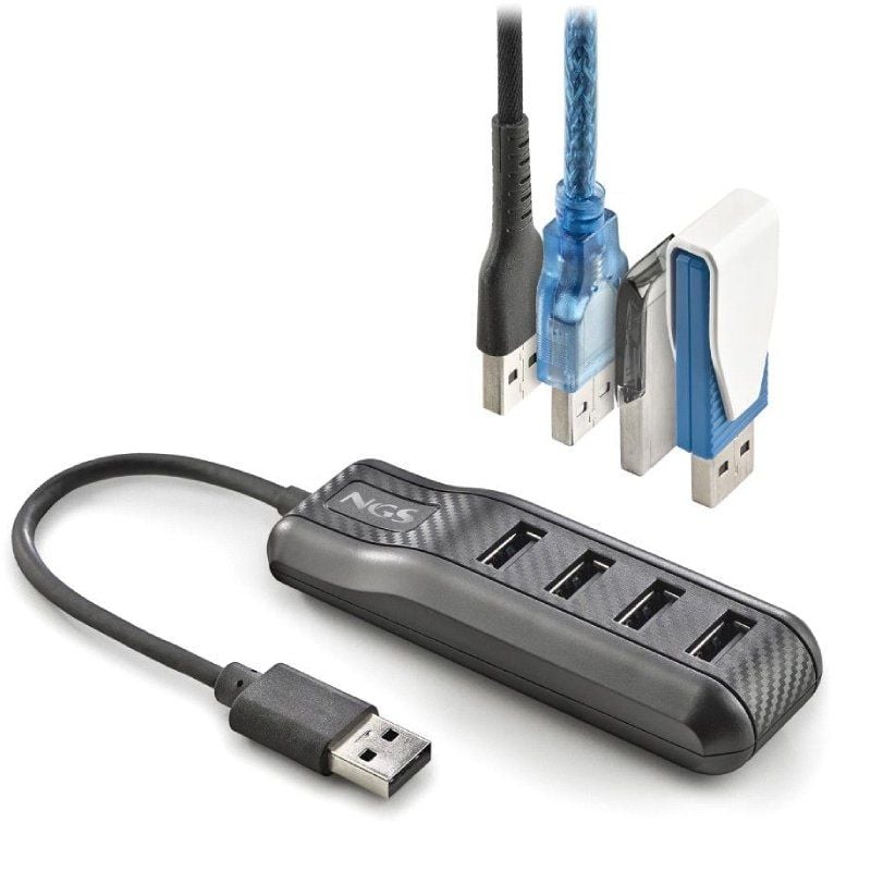 Concentrador USB NGS Port2.0 / 4xusb