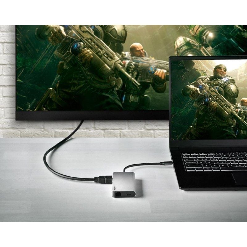 Docking USB Type-c NGS Wonderdock8 / 3xusb / 1xusb Type-c DP / 1xhdmi 4K / 1xrj45 / 1xsd Card Reader