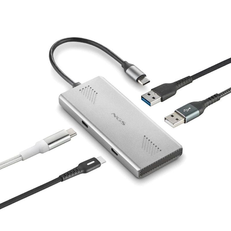 Concentrador USB NGS Wonderduo-c / 2xusb / 2xusb Tipo C NGS Wonderduo-c / 2xusb Tipo C