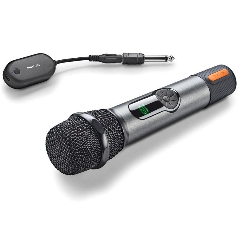 Conjunto de 2 Microfones sem Fios NGS Singer Star Duo