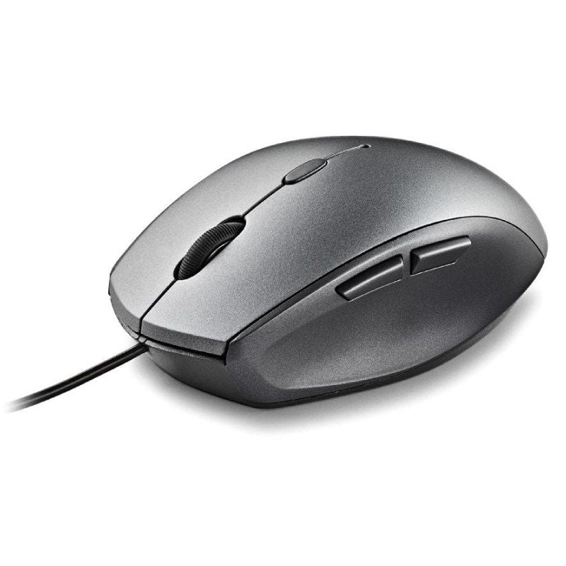 Rato Ergonómico NGS Moth Gray / Até 1600 DPI / Cinzento