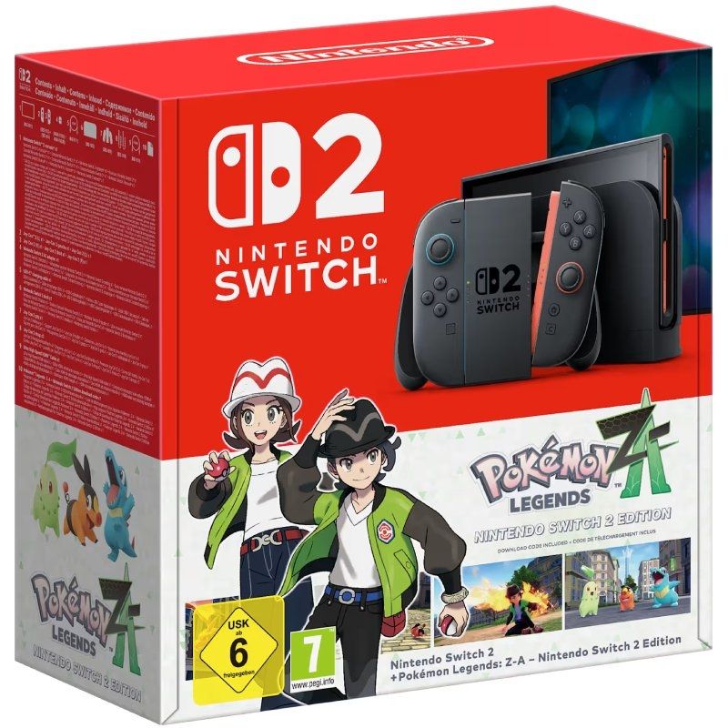 Nintendo Switch 2 / Inclui o Código de Jogo Pokémon Legends: Z-a Nintendo Switch 2 Edition