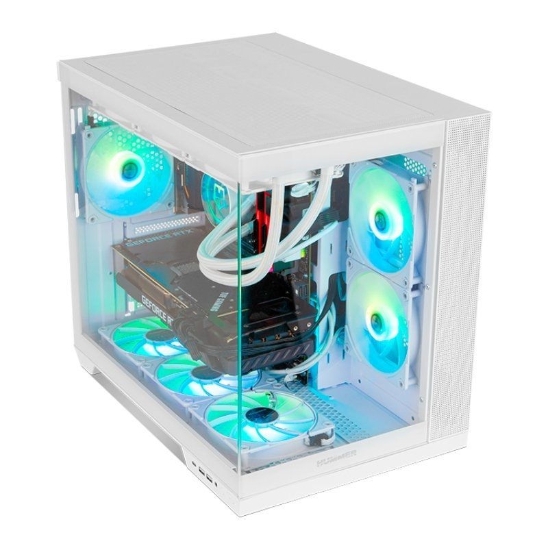 Caixa Gaming Semitower Nox Hummer Astra Neo / Branco