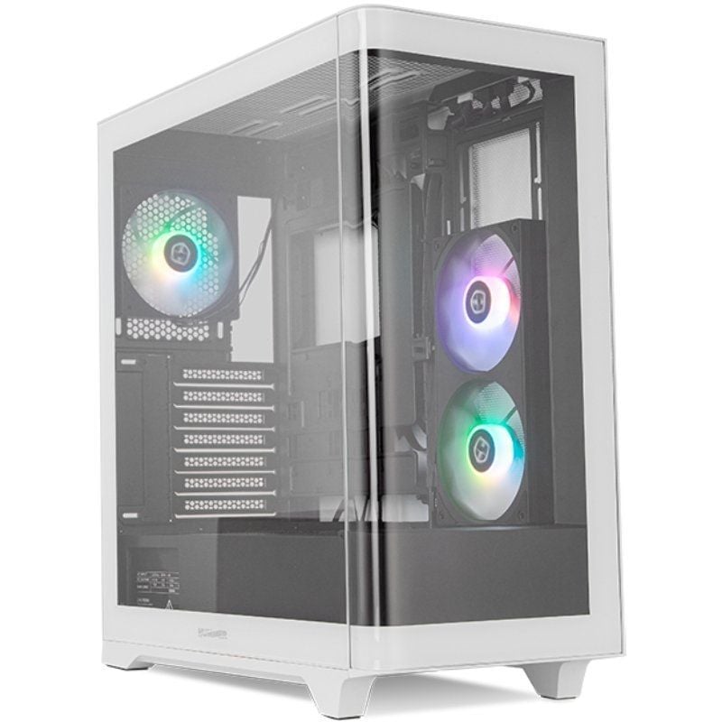 Caixa Gaming Nox Hummer ETHER Semitower / Preto e Branco