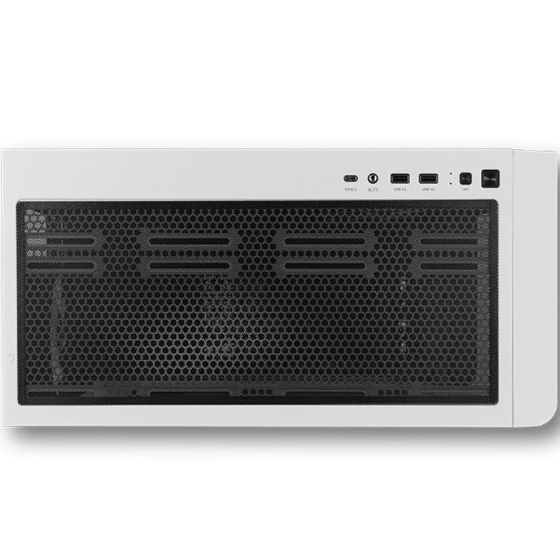 Caixa Gaming Nox Hummer ETHER Semitower / Preto e Branco