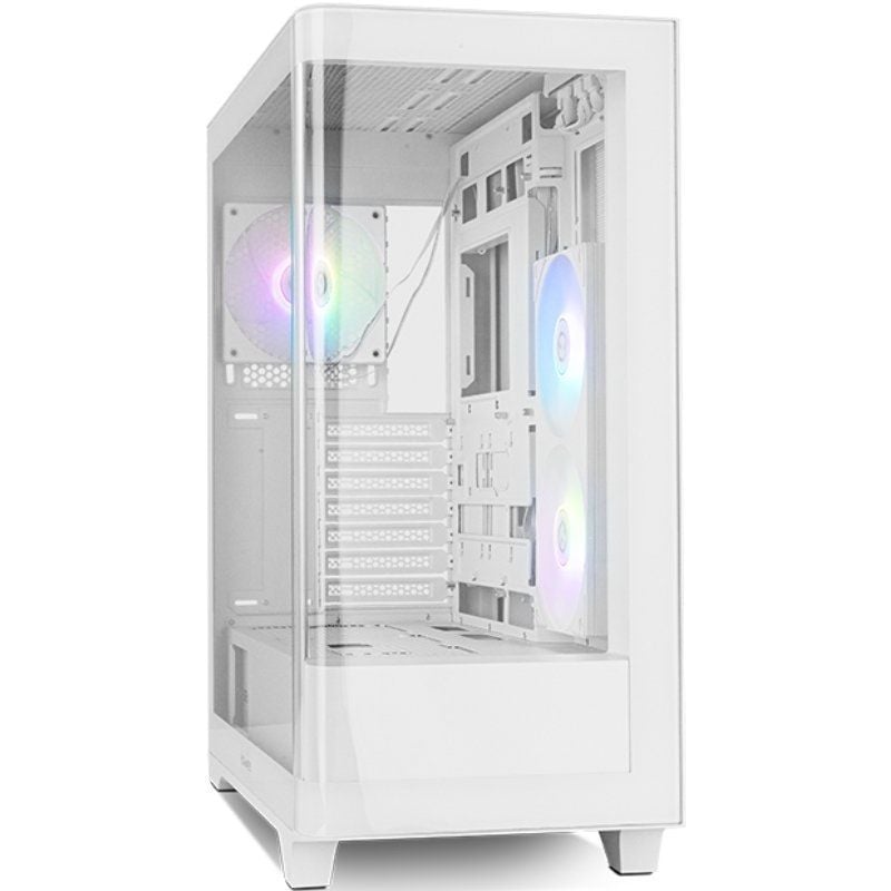 Caixa Gaming Semitower Nox Hummer ETHER / Branco