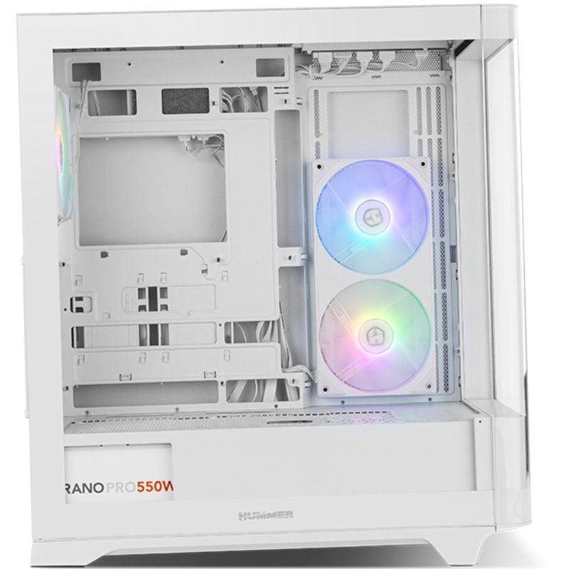 Caixa Gaming Semitower Nox Hummer ETHER / Branco