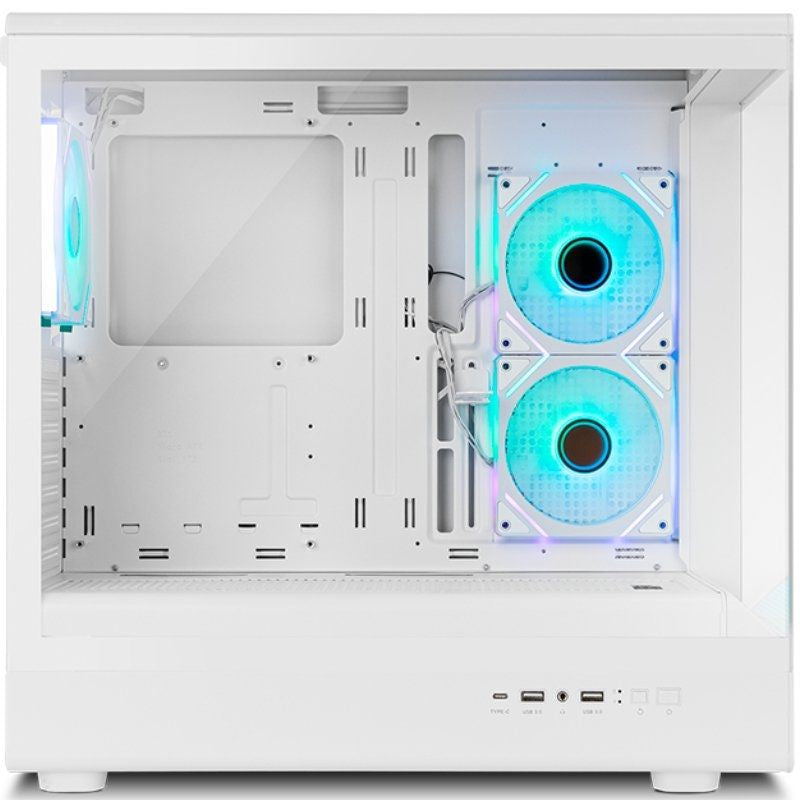 Caixa Gaming Semitower Nox Hummer SIGNAL / Branco