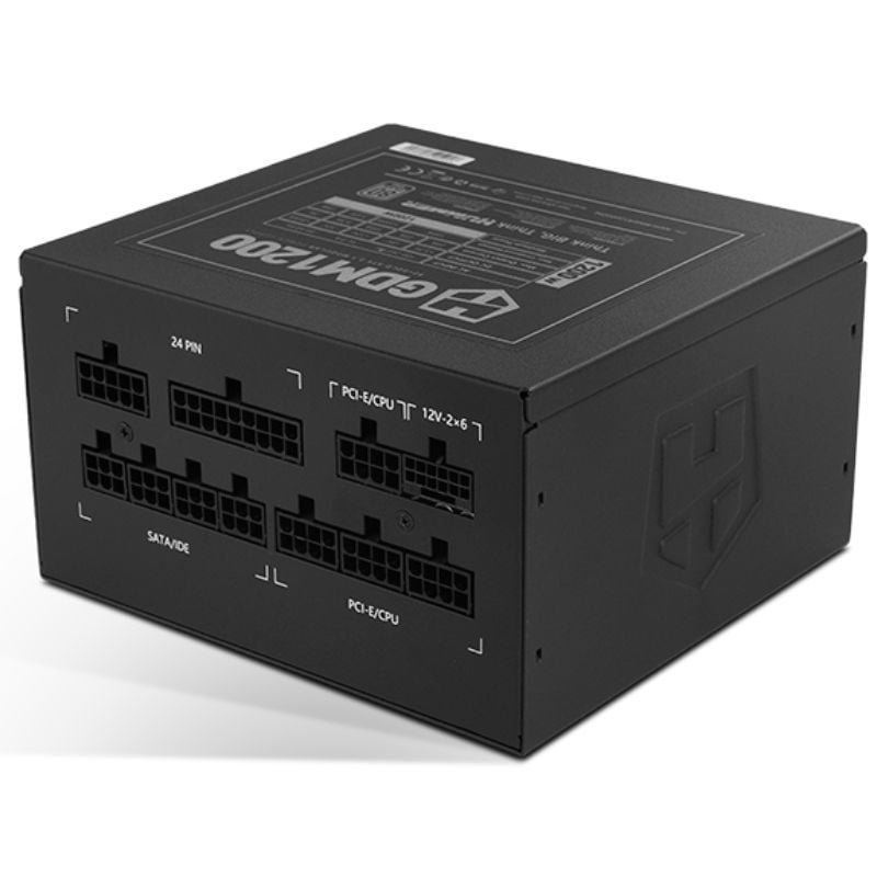 Fonte de Alimentação Nox Hummer GDM / 1200W / Ventilador de 12cm / 80 Plus Gold
