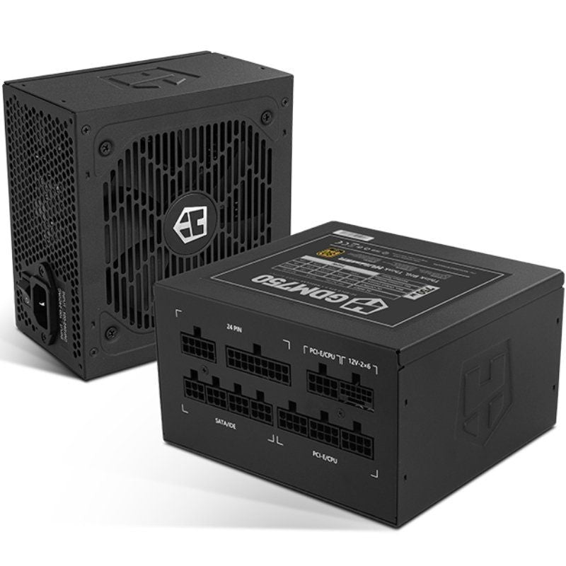 Fonte de Alimentação Nox Hummer GDM / 750W / Ventilador de 12cm / 80 Plus Gold