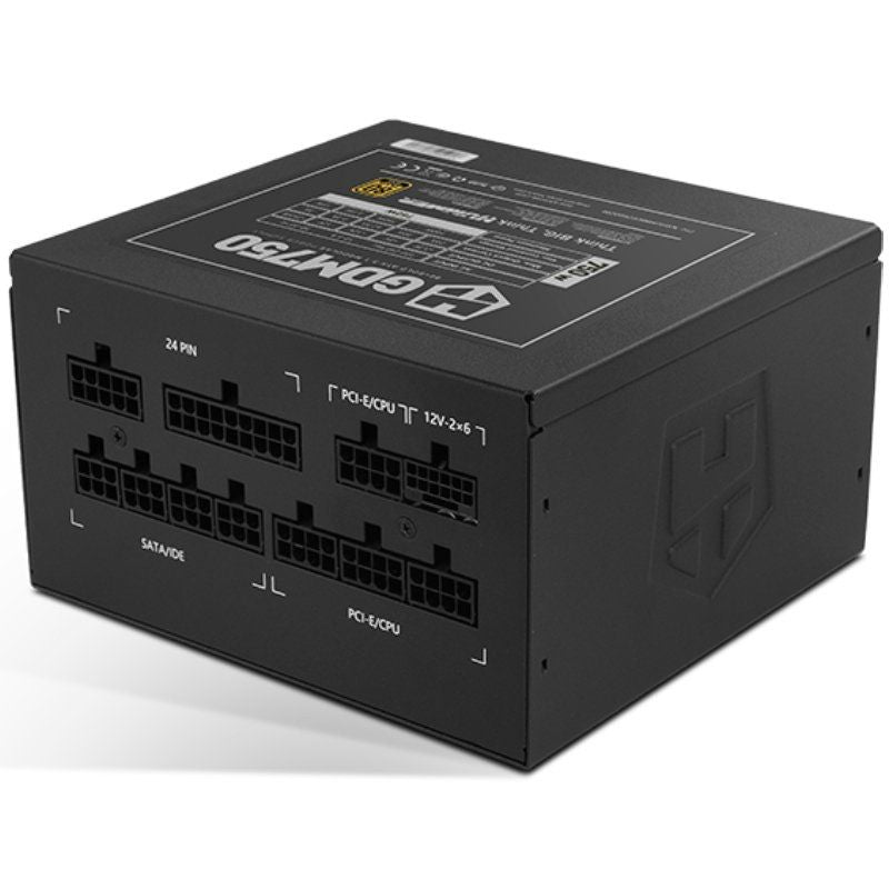 Fonte de Alimentação Nox Hummer GDM / 750W / Ventilador de 12cm / 80 Plus Gold