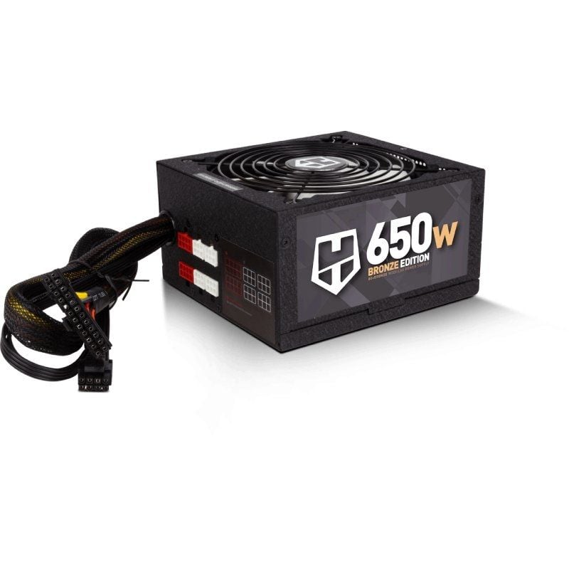 Fonte de Alimentação Nox Hummer / 650W / Ventoinha de 14cm / 80 Plus Bronze
