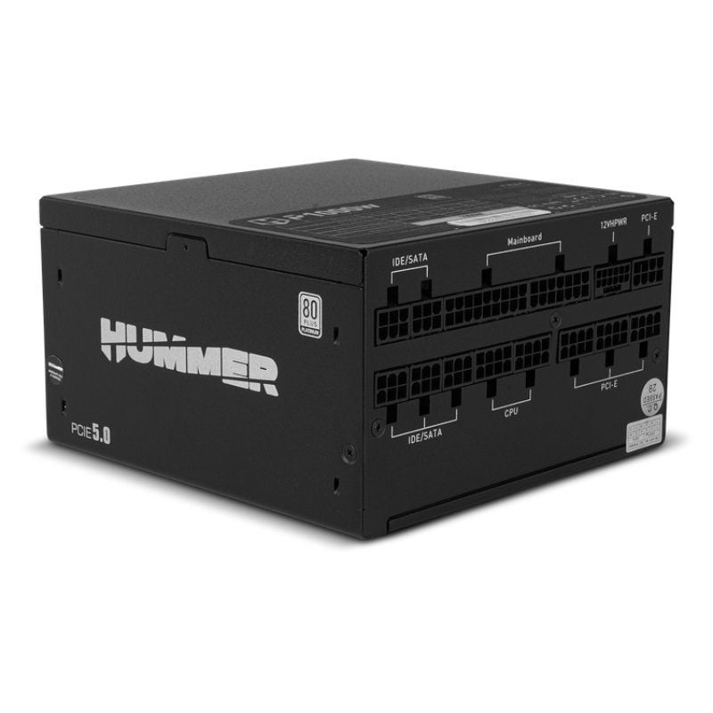 Fonte de Alimentação Nox Hummer P / 1000W / Ventoinha 14cm / 80 Plus Platinum