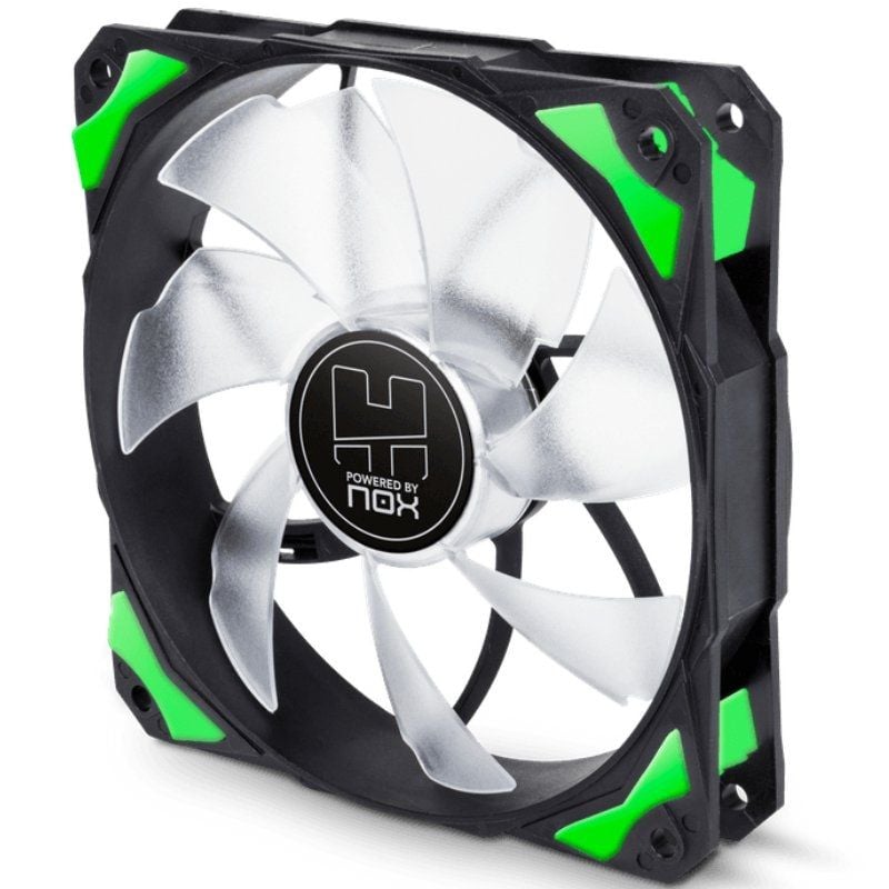 Ventilador Nox H-fan Verde / 12cm / Verde