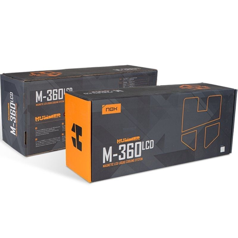 Sistema de Arrefecimento Líquido Nox M-360 LCD / Branco