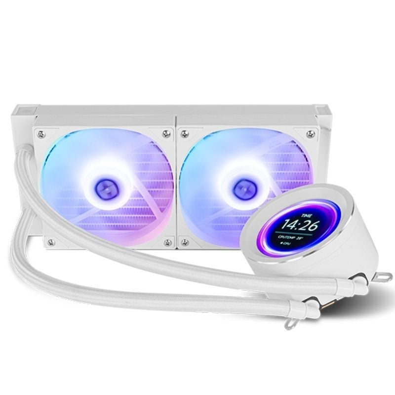 Sistema de Arrefecimento Líquido Nox X-240 LCD / Branco