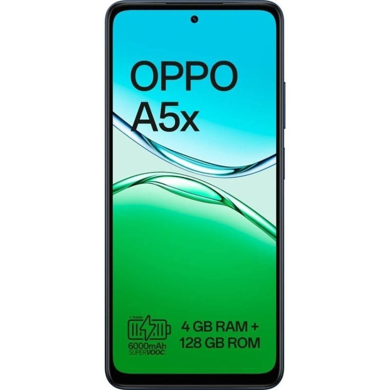 Smartphone Oppo A5x 4GB / 128GB / 6.67" / Preto Azul