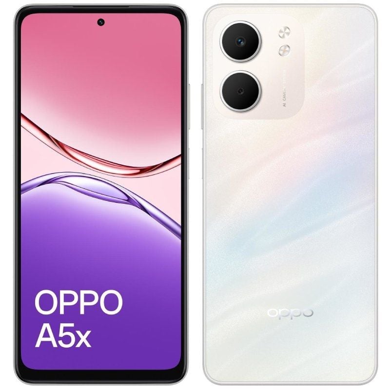 Smartphone Oppo A5x 4GB / 128GB / 6.67" / Branco