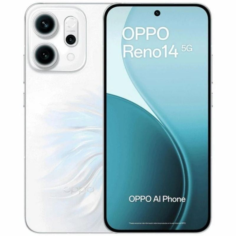 Smartphone Oppo Reno 14 12GB / 512GB / 6.59" / 5G / Branco