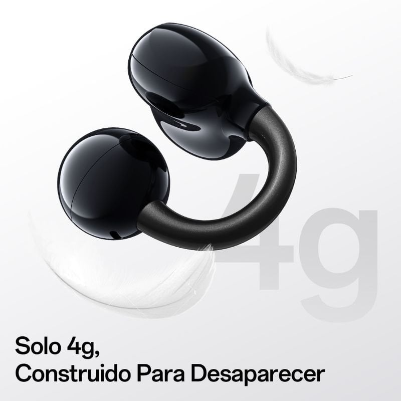 Openrock e OPACE01 Auscultadores Desportivos de Condução Aérea com Estojo de Carregamento / 7h de A…