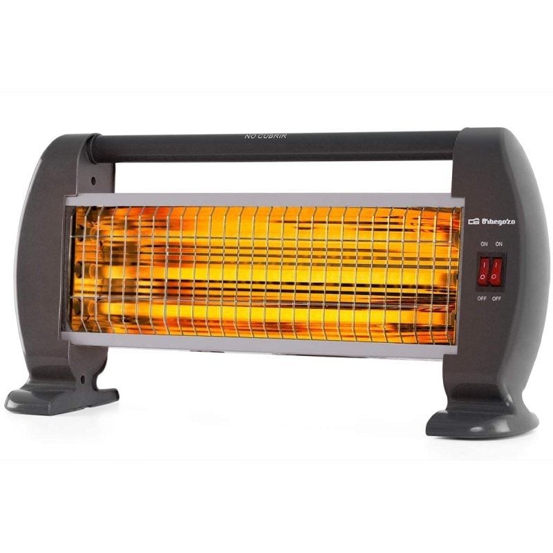 Aquecedor de Quartzo Orbegozo BP 0206 / 3 Níveis de Potência / 1200W